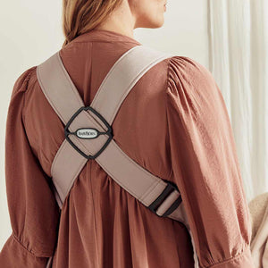 BabyBjorn Mini 3D Jersey Baby Carrier - Light Beige-Baby Carriers- | Natural Baby Shower