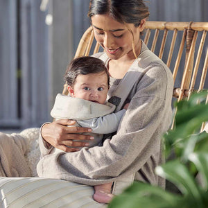 BabyBjorn Mini 3D Jersey Baby Carrier - Light Beige-Baby Carriers- | Natural Baby Shower