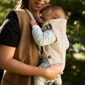 BabyBjörn Mini 3D Mesh Baby Carrier - Cream-Baby Carriers-Cream- | Natural Baby Shower