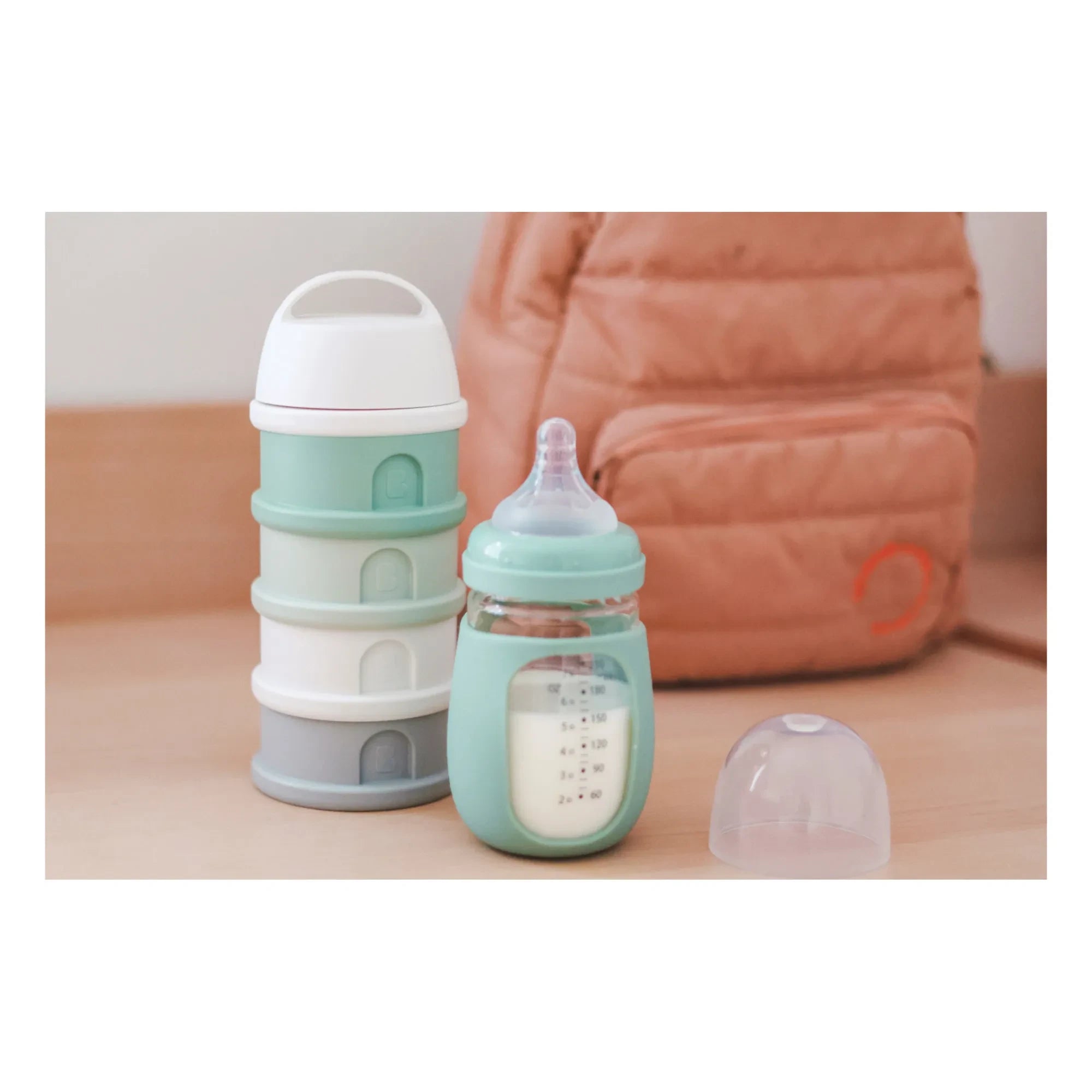 Béaba - Four-Compartment Dose Container | Sage