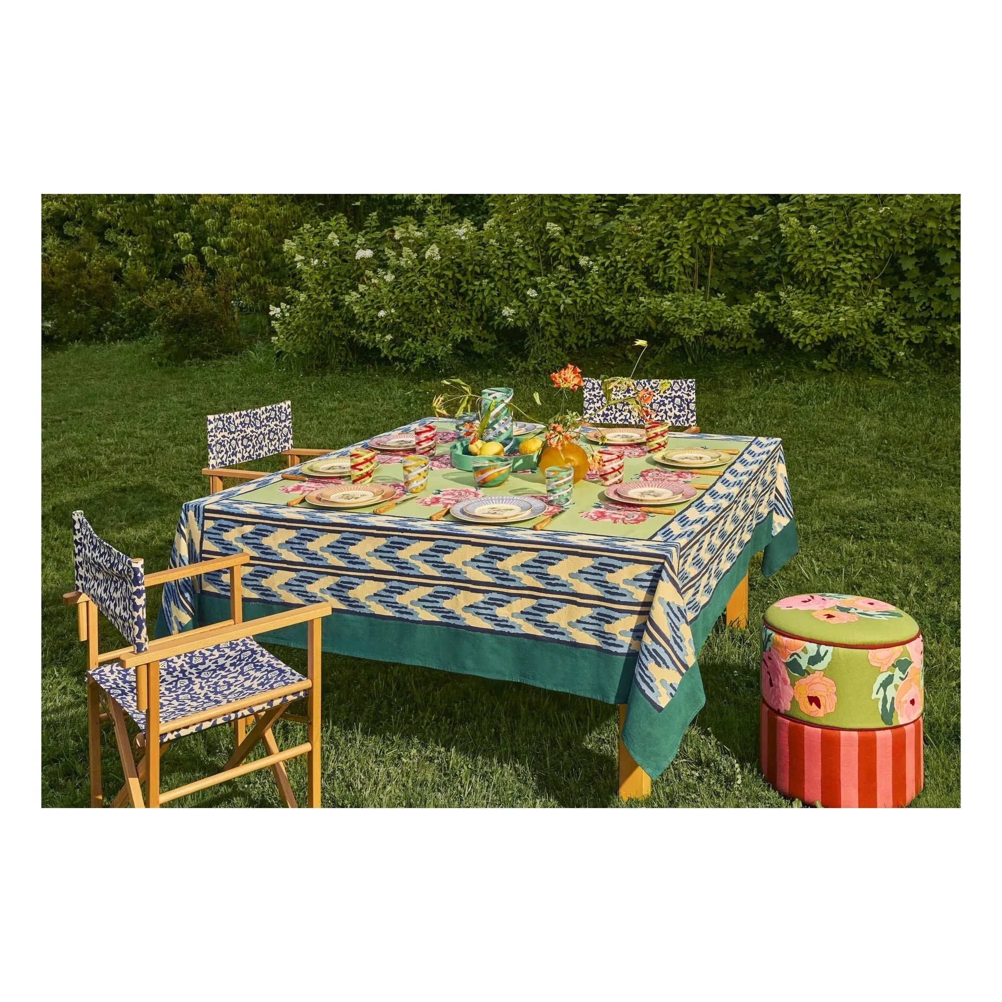 Lisa Corti - Nina tablecloth | Blue