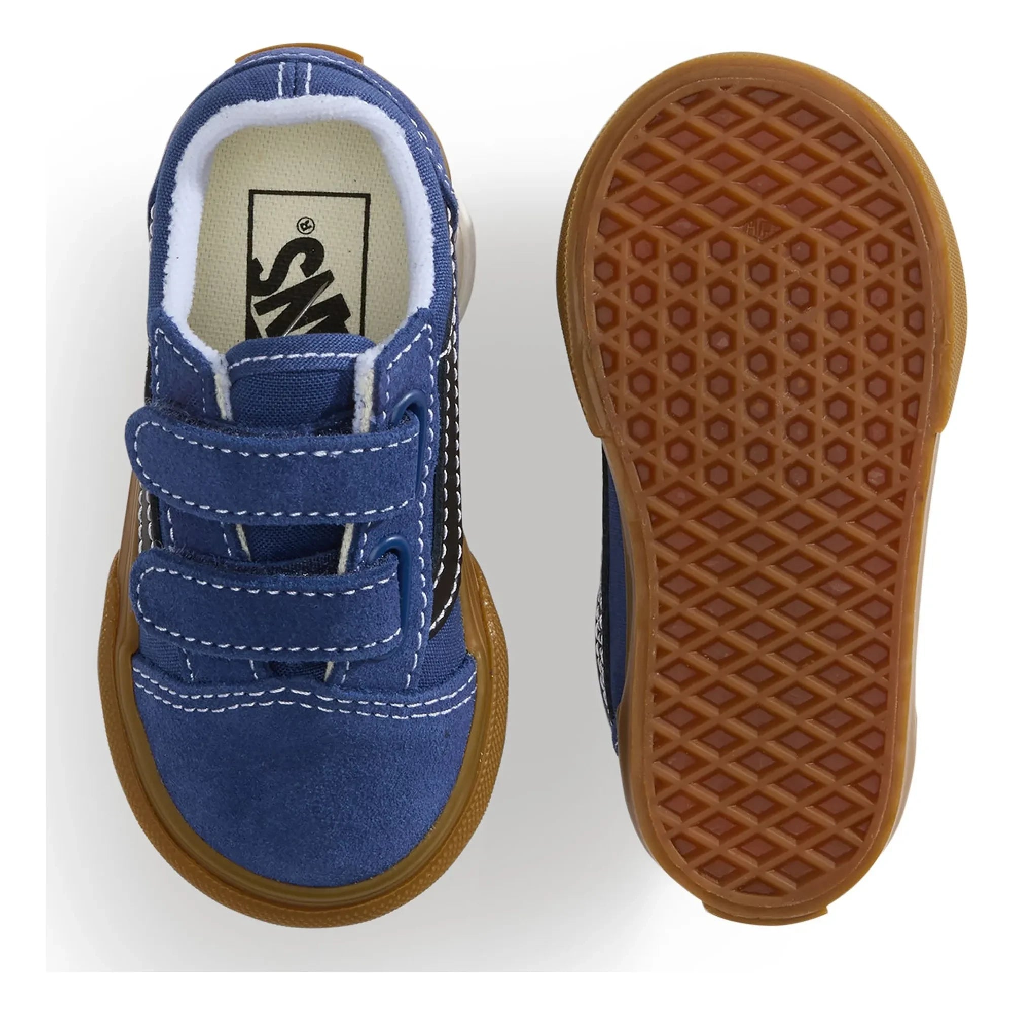 Vans - Scratch Sneakers Old Skool V Gum | Gece mavisi