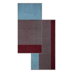 Suite 702 - Bathroom Towel, Lex Pott - Set of 2 | Burgundy
