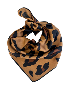 Baveal - Dark Amber 100% Mulberry Silk Scarf 65 cm