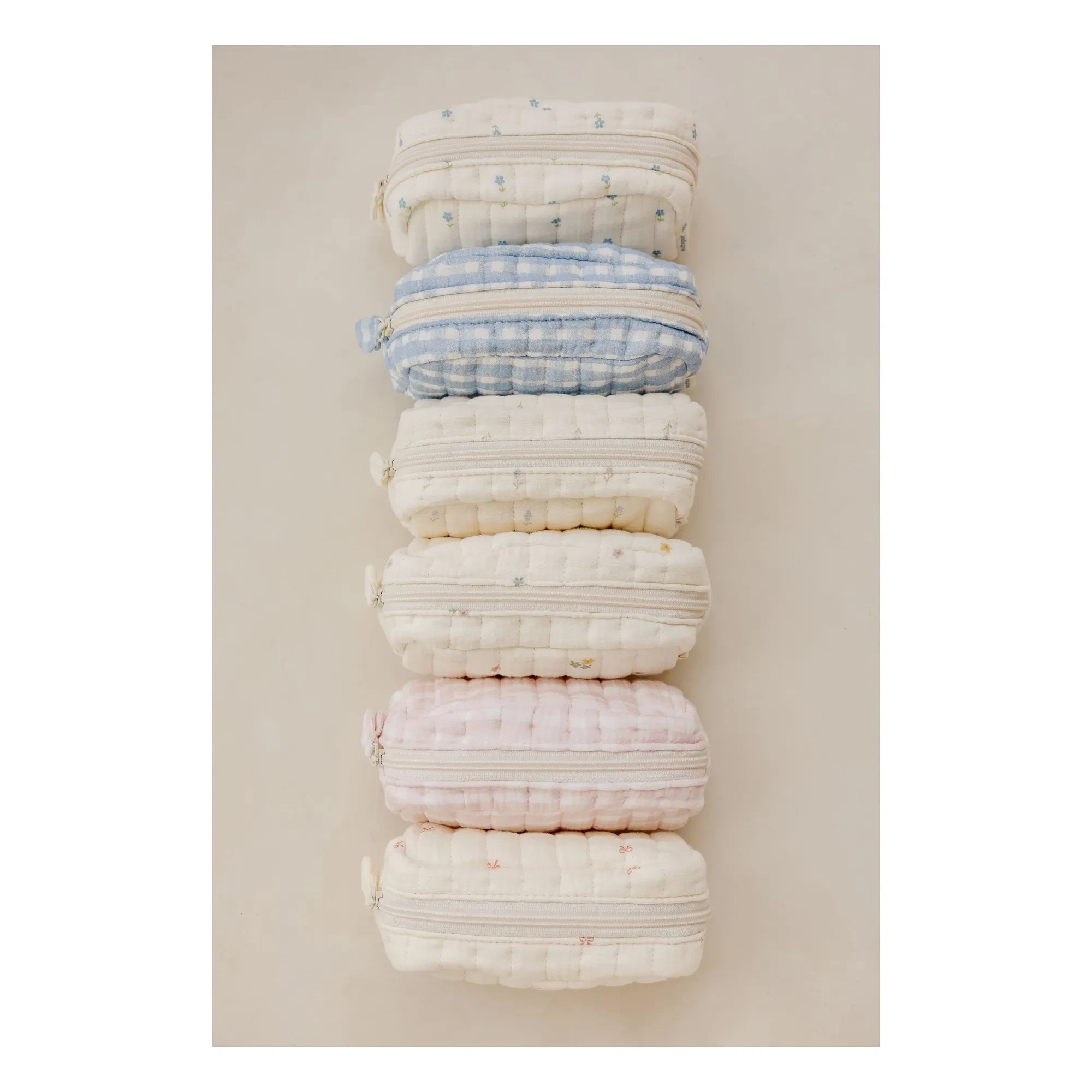 Soft Spot - Organic Cotton Periwinkle Makeup Bag | Blue