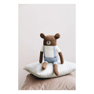 Main Sauvage - Large Bear Plush | Blue