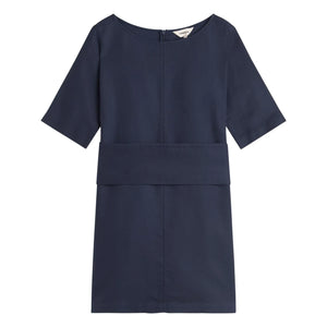Thinking Mu - Kieran organic cotton dress | Navy Blue