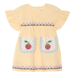 SISSEL EDELBO - Ohio organic cotton dress - Children's collection | Light yellow