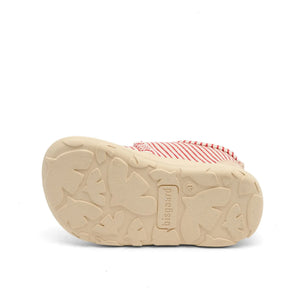 bisgaard - Ladybug Striped Scratching Slippers | Red