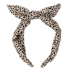Rockahula Kids - Leopard knot headband | Black