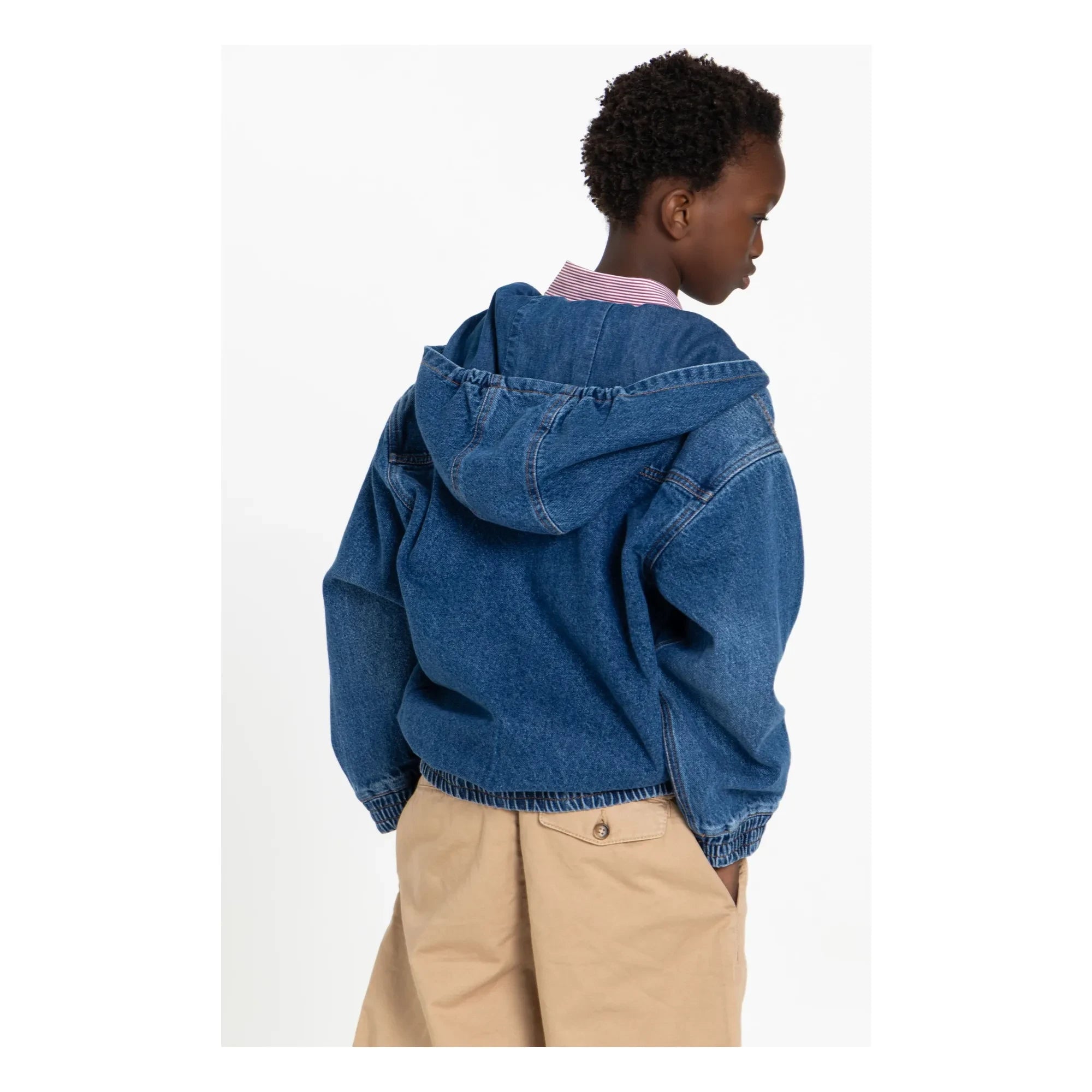 Finger in the nose - Ulrik Denim Jacket | Blue