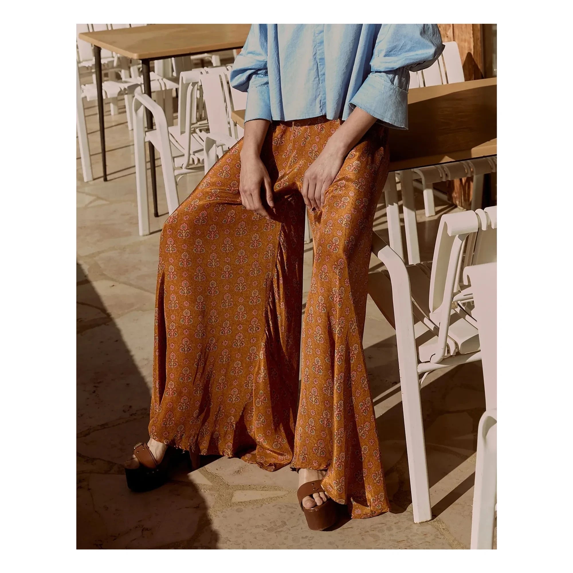 Mes Demoiselles - Orange Roller Pants