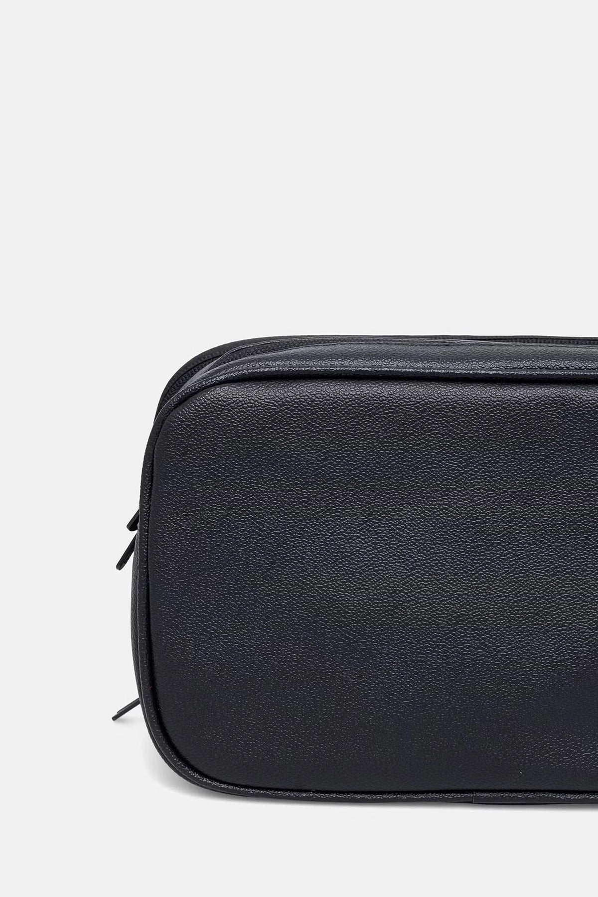Sprayground - Black Faux Leather Cosmetic Bag 910B9043NSZ