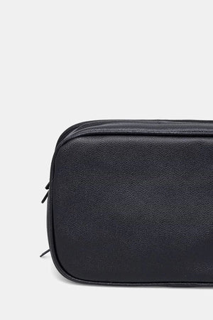 Sprayground - Black Faux Leather Cosmetic Bag 910B9043NSZ