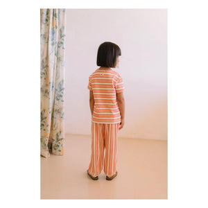 Studio Bohème - Porgy Striped Organic Cotton Pants | Pink
