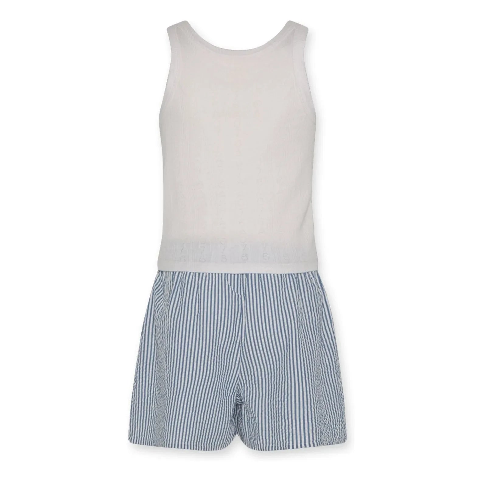 AO76 - La Pajama Striped Pajamas | Blue