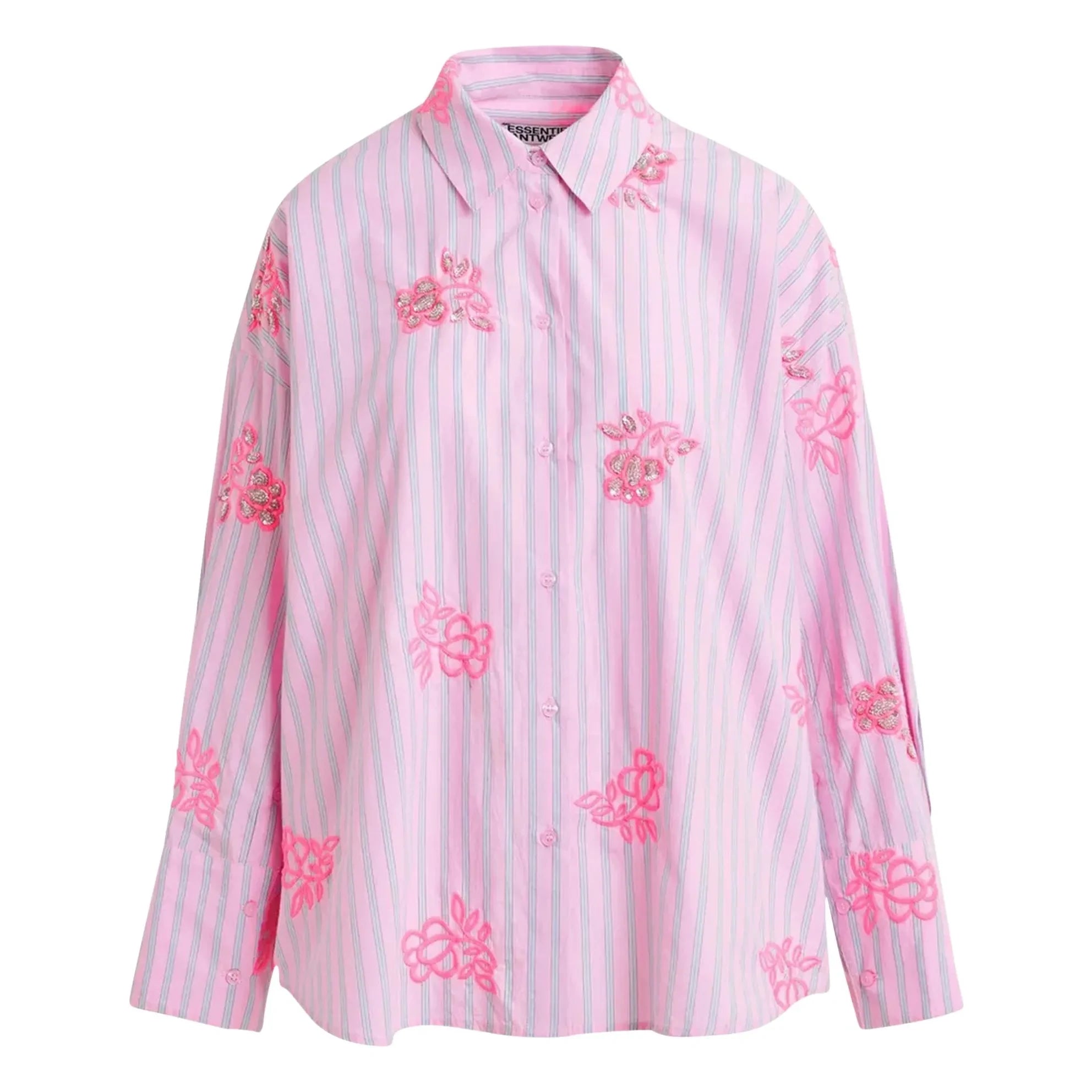 Essentiel Antwerp - Jalinki Embroidered Shirt | Pink