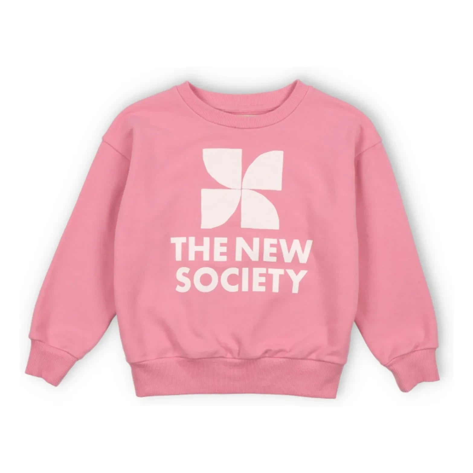 the new society - Mykonos Logo Sweat | Candy Pembe