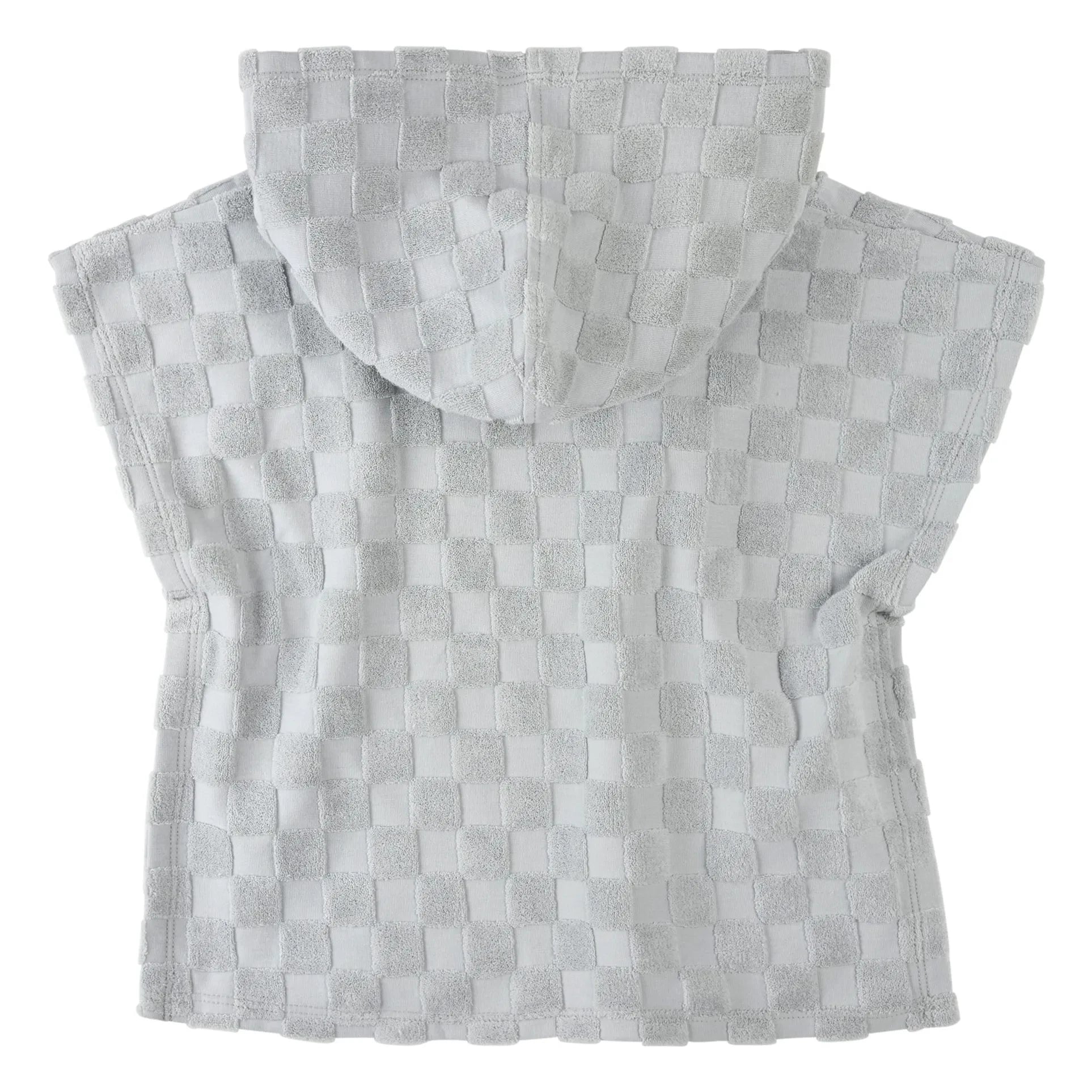 Petit Lem - Organic Cotton Damier Beach Cover-up | Blue
