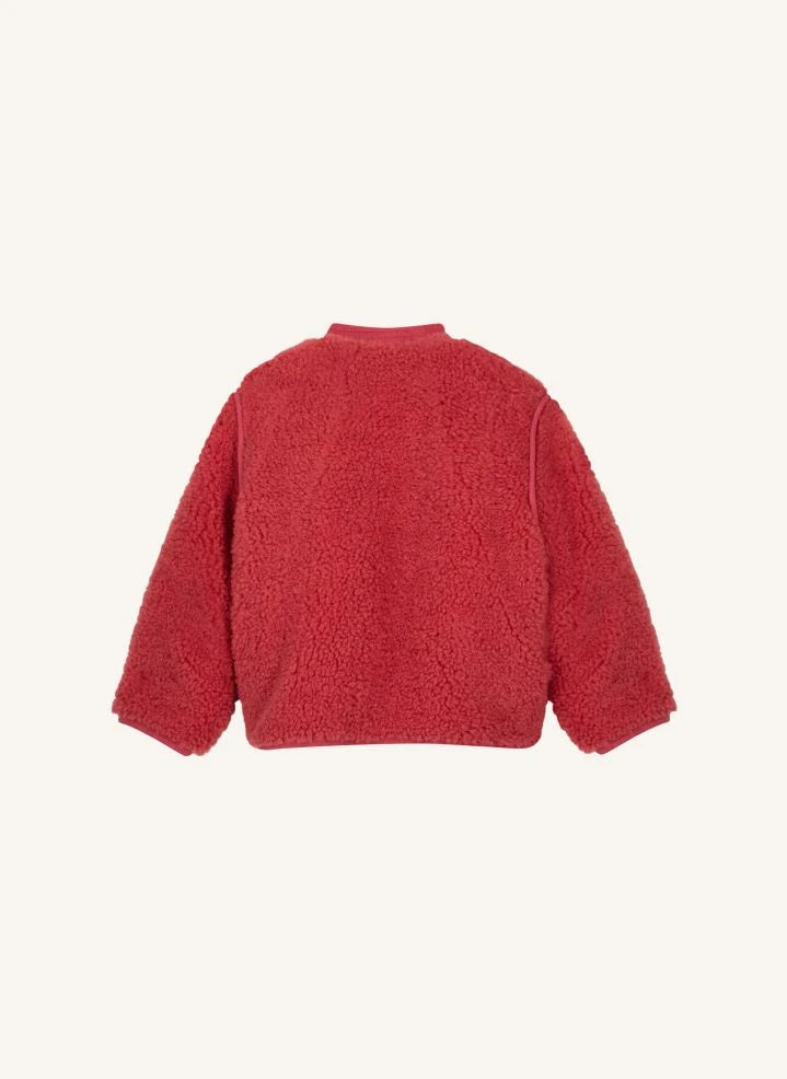 Bonton - Peppa Sherpa ceket | Framboise