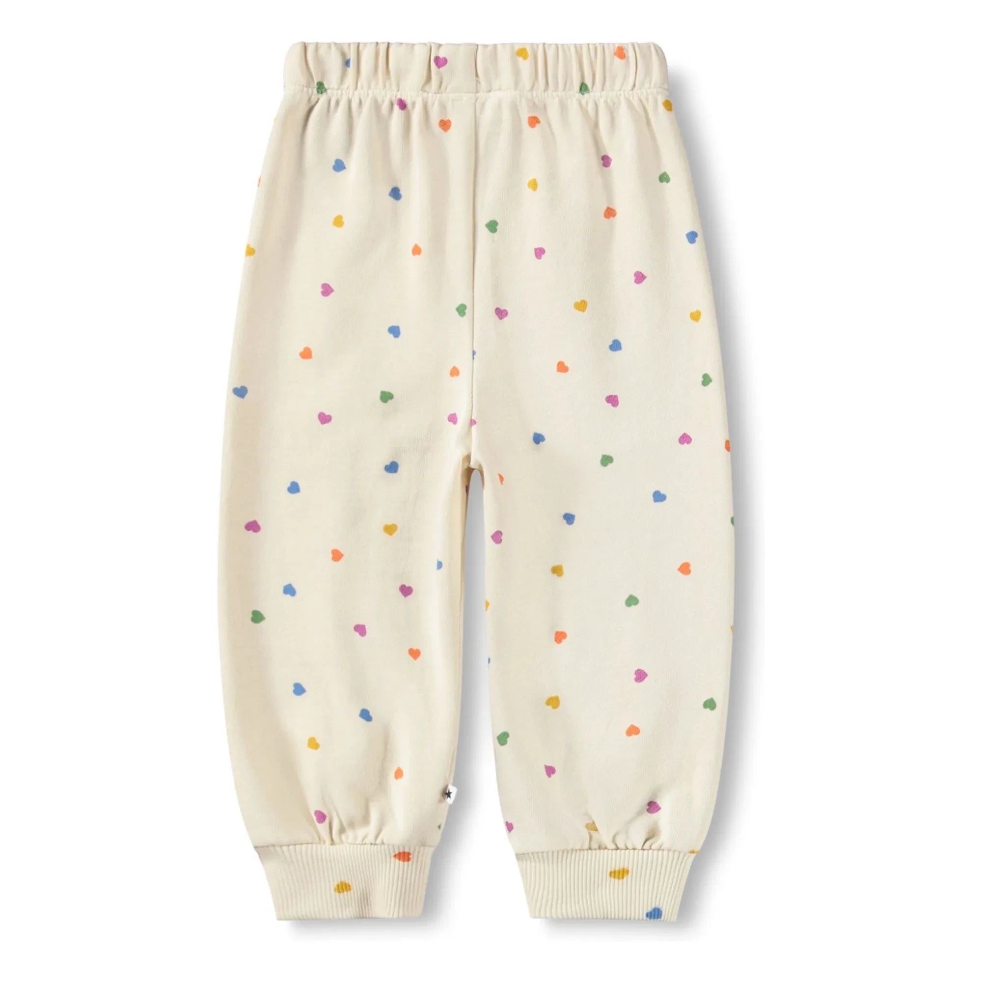 Molo - Simeon Jogger Hearts Organic Cotton | Off-white