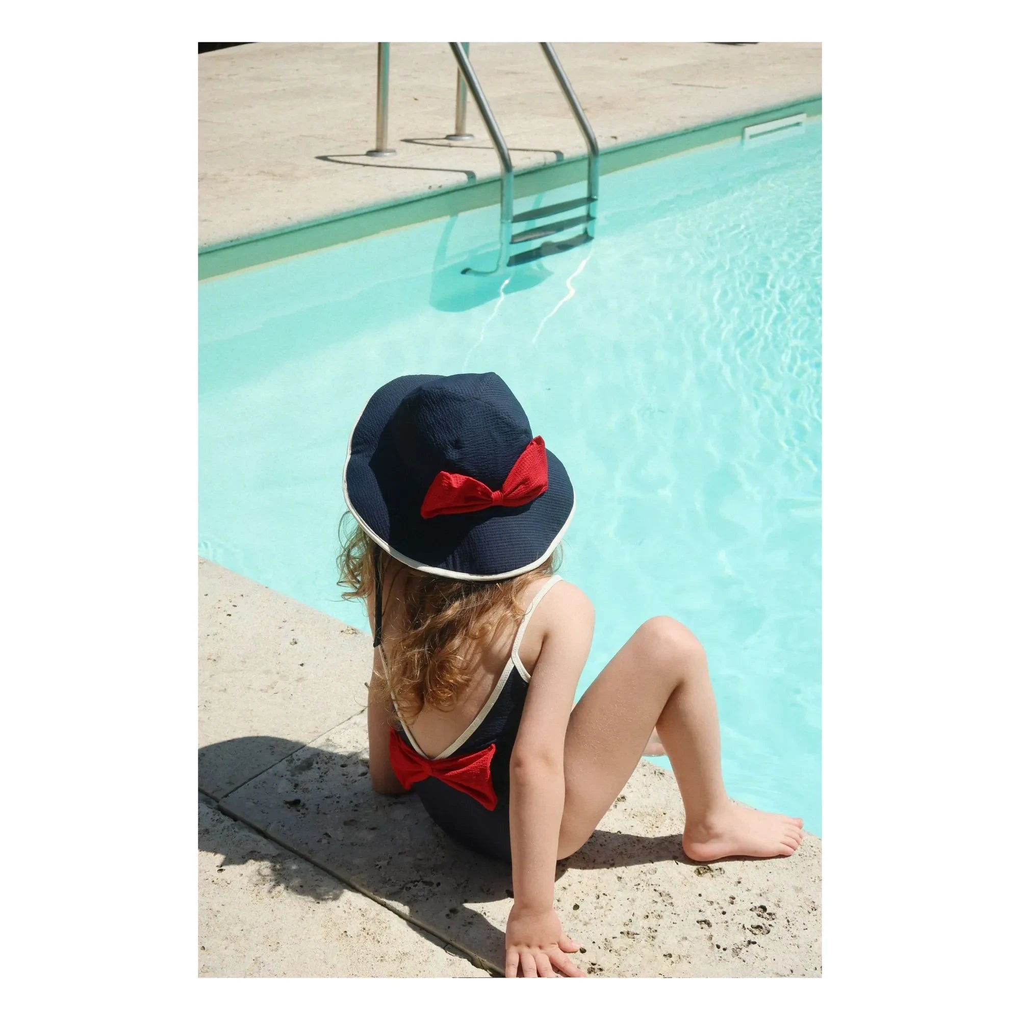Konges Sløjd - Bowie Knot Swimsuit Recycled Fibers | Navy Blue