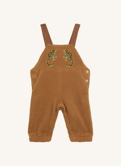 Stella McCartney Kids - Tigers Sherpa Salopet | Camel