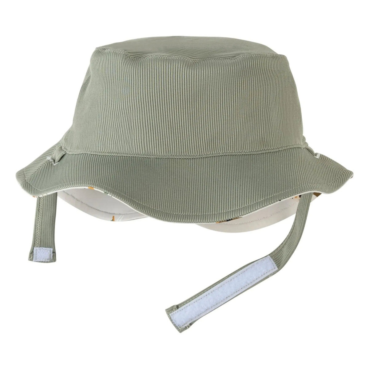 Petit Lem - Reversible UV-Resistant Hat with Dinosaur Texture | Khaki