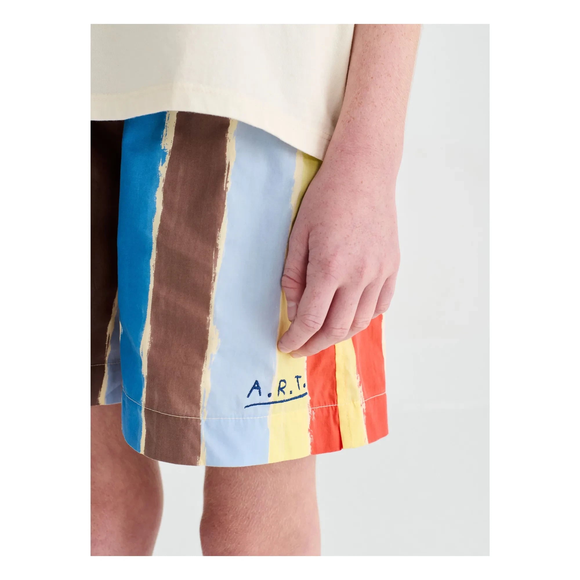 True Artist - Striped Shorts | Blue