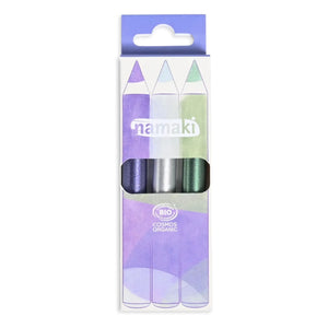 Namaki - Clair de Lune Glitter Pens - Set of 3 | Purple