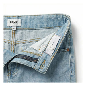 Finger in the Nose - Bermuda Denim Shorts | Light Denim