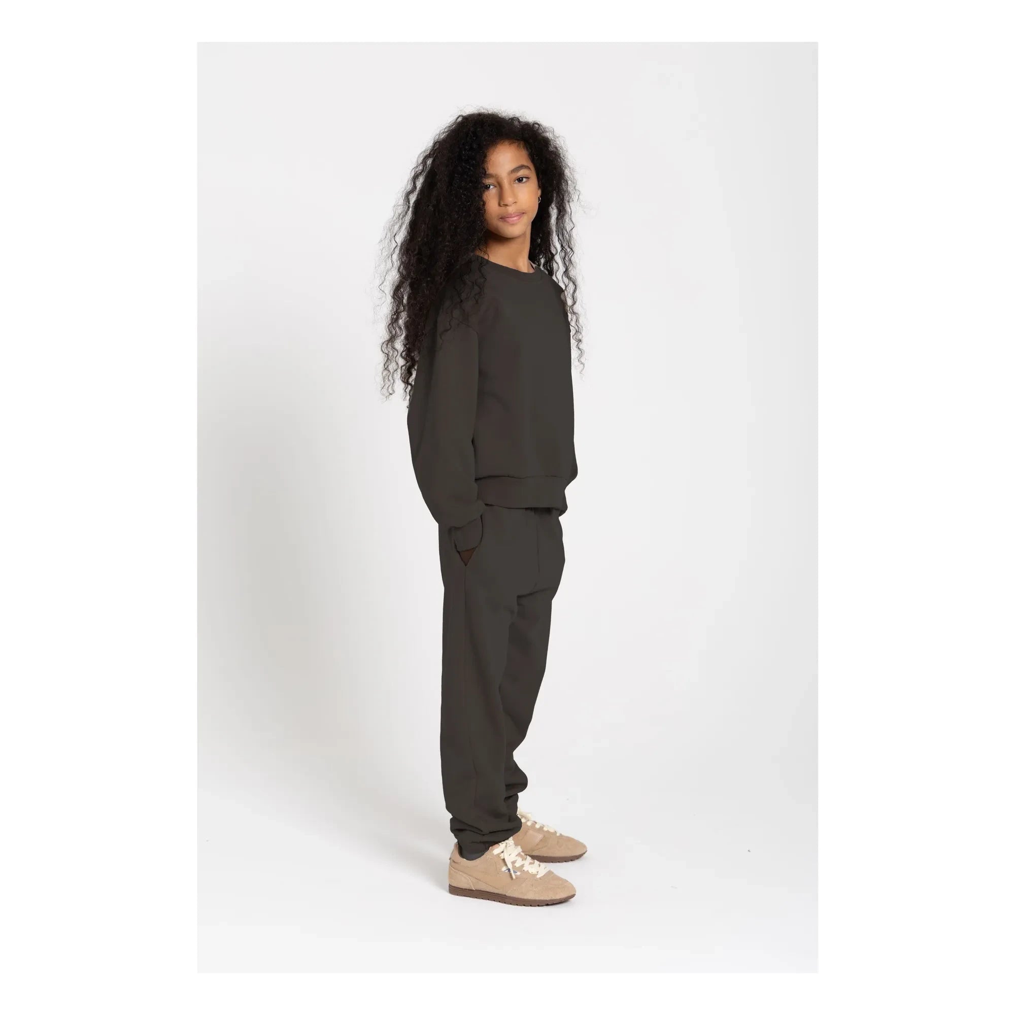 Smallable Kid - Maia organic cotton sweatshirt | Dark Gray