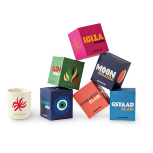 Assouline - Marrakech Flair Seramik Mum | Turuncu