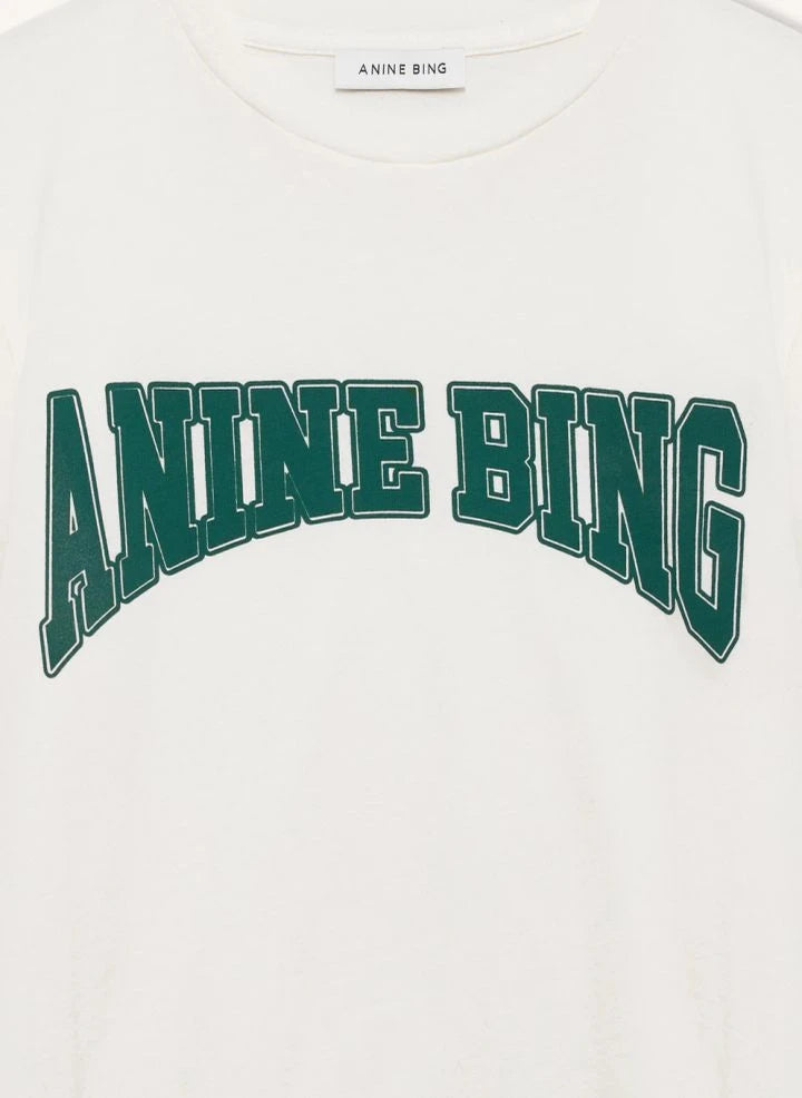 Anine Bing - Shelley Cotton T-Shirt | Ecru