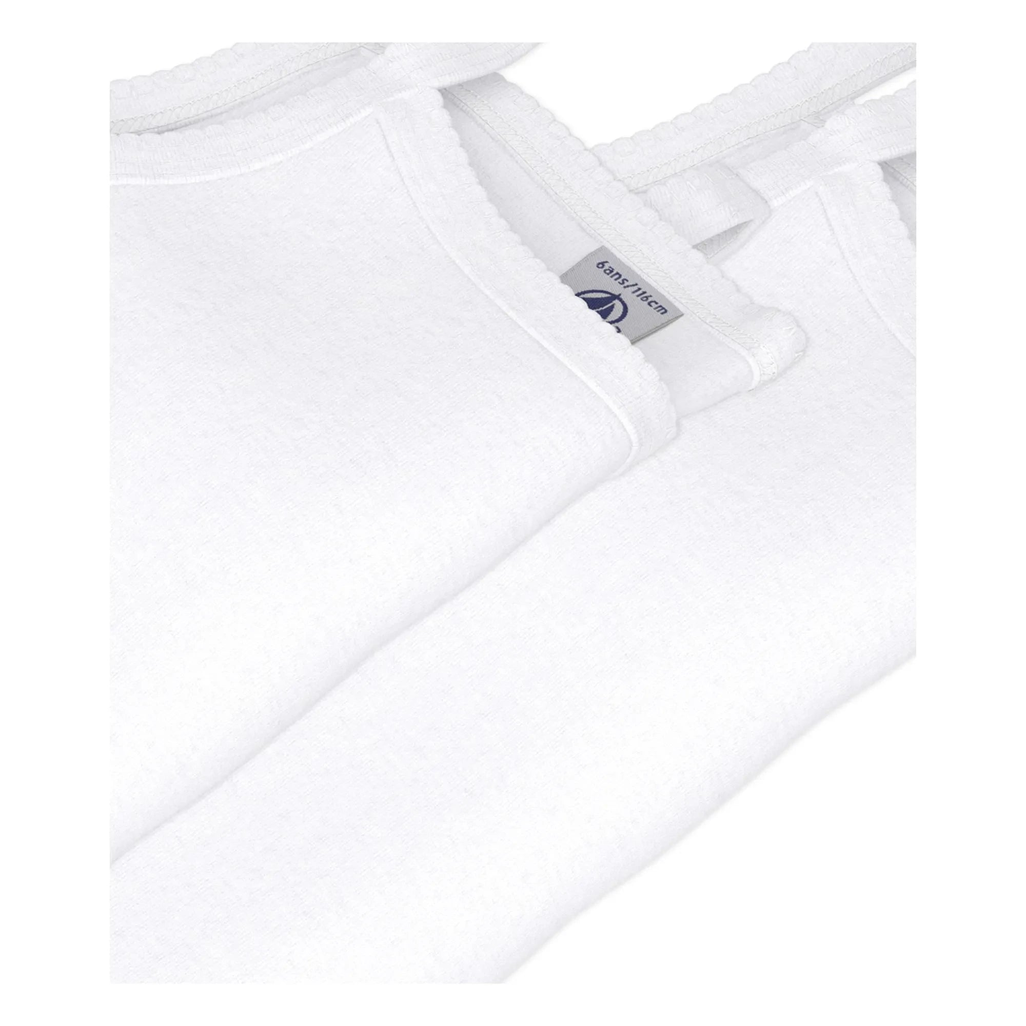 Petit Bateau - Batch 2 Plain Tank Tops | White