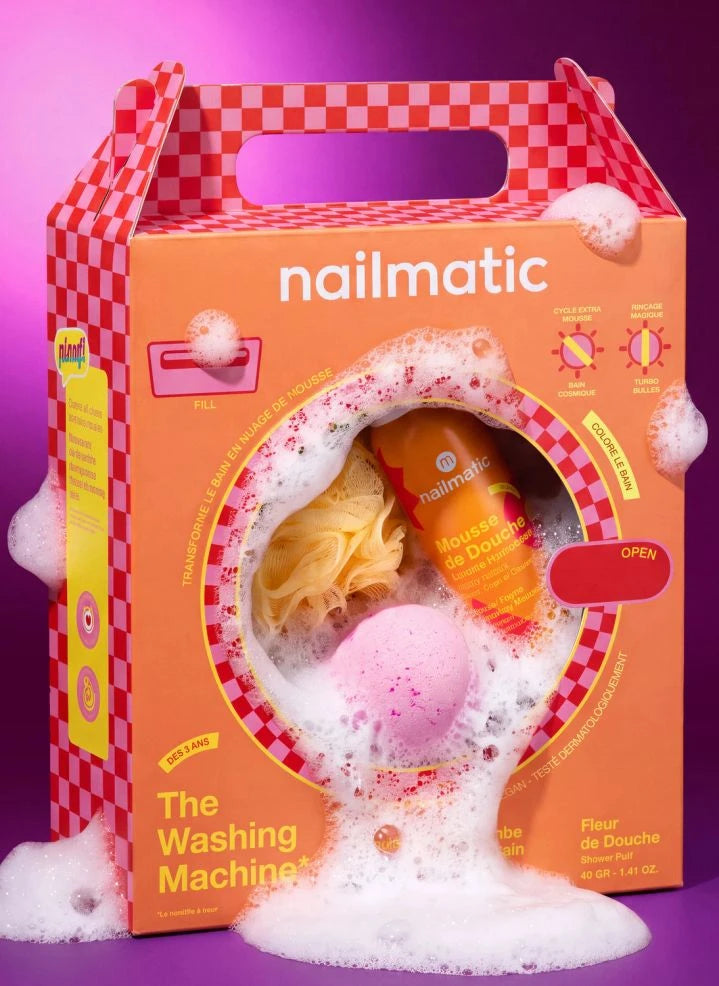 Nailmatic Kids - Washing Machine Gift Set | Orange