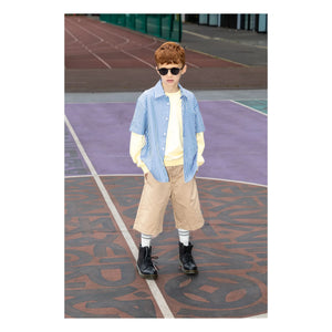 Finger in the nose - Rogue Striped Shirt | Blue