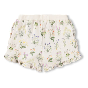 Molo - Organic Cotton Acacia Flower Shorts | Ecru