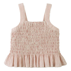 Gingersnaps - Josephine Fleurs Gathered Top | Red