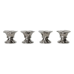 HKliving - New Classic Egg Cups - Set of 4 | Silver