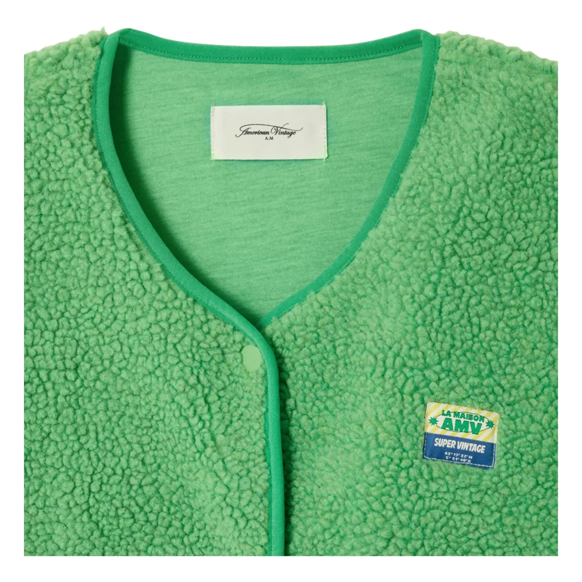 American Vintage - Hoktown Sleeveless Vest | Vert Palmier