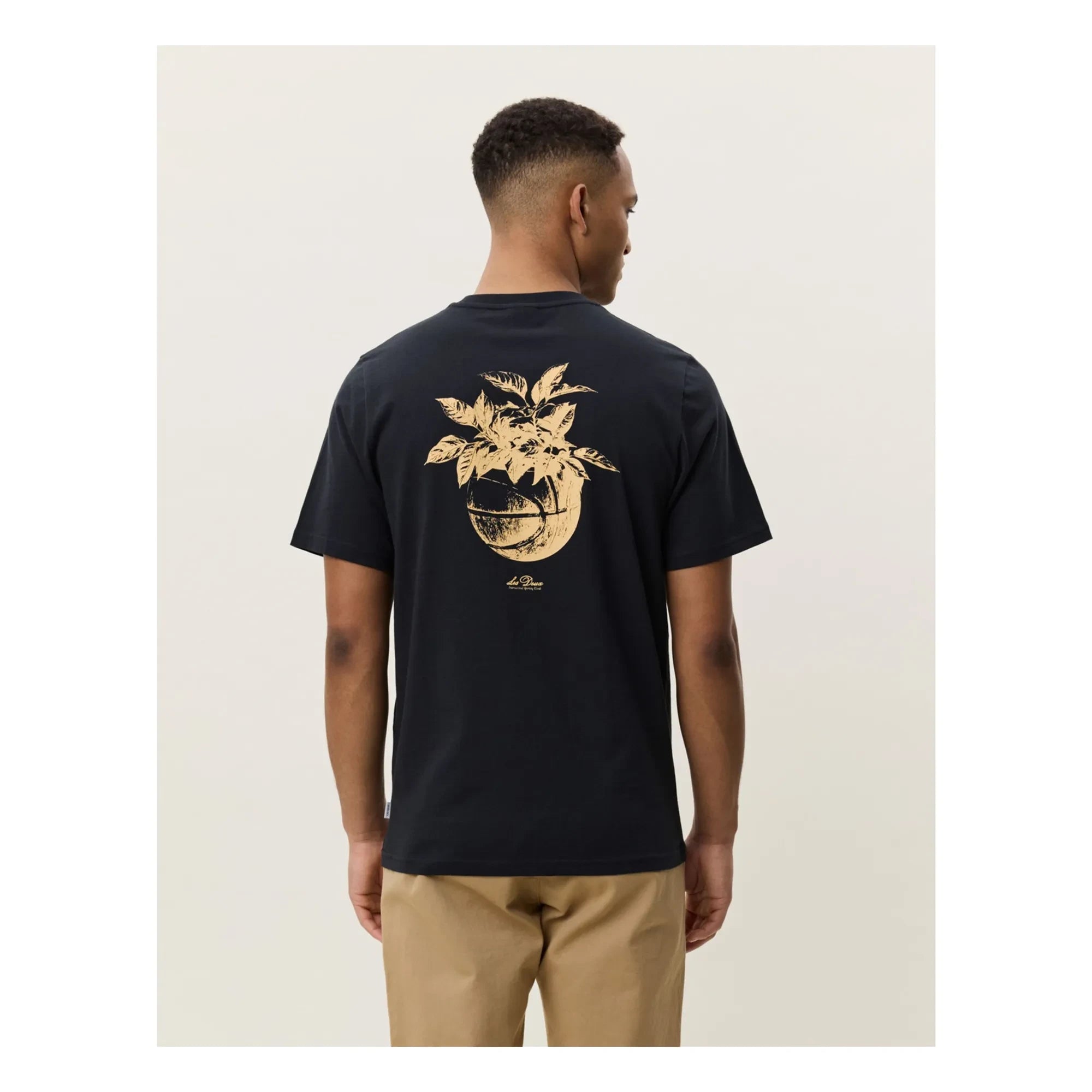 Les Deux - Plant T-shirt | Blue black