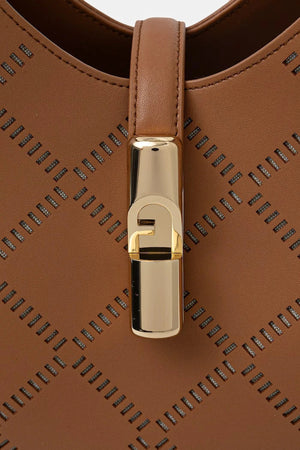 Furla kadın deri hobo çanta Goccia M Hobo