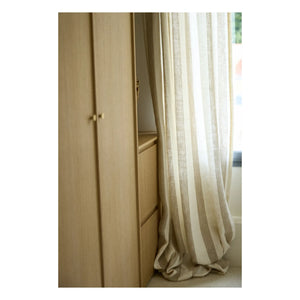 Gabrielle Paris - Bastide Washed Linen Curtain | Terracotta