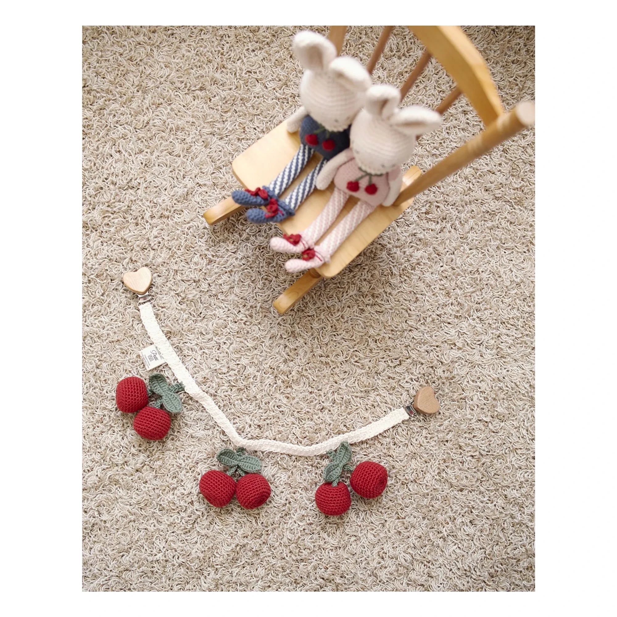 Patti Oslo - Cerise Baby Carriage Chain | Red