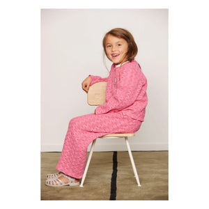Mini Rodini - Organic Cotton Lace Pants | Pink