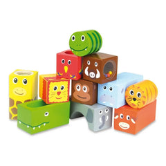 Vilac - Safari Animal Sound Blocks