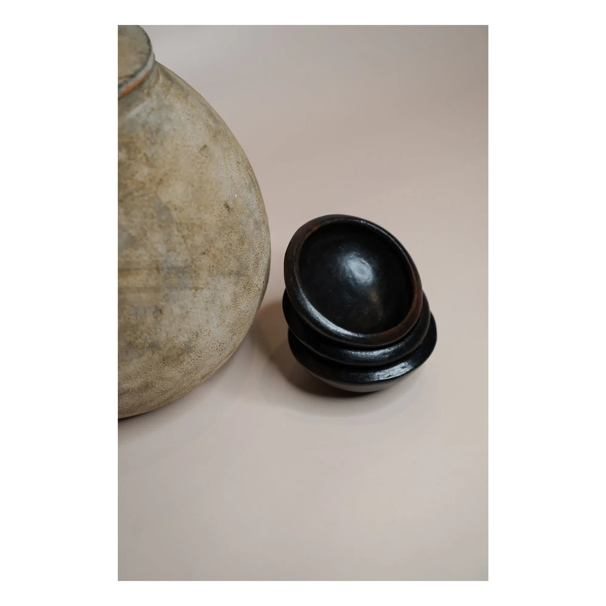 Woodmata - Terracotta Sote Pot | Black