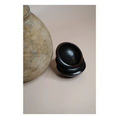 Woodmata - Terracotta Sote Pot | Black