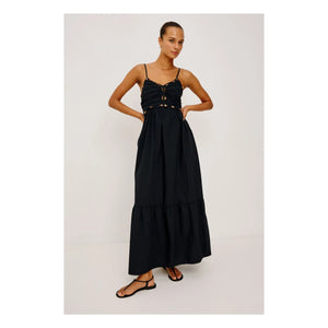 Rails - Ivana Cotton Poplin Dress | Black